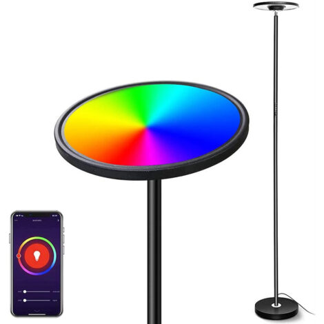 Pie LED multicolor por WIFI