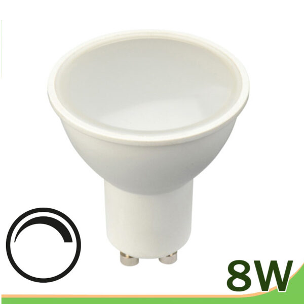 Bombilla led 8w regulable gu10