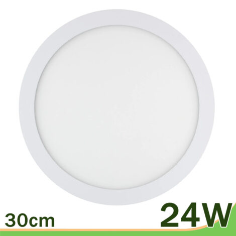 Panel led redondo downlight 24W blanco