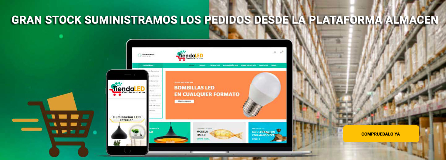 Pedidos online suministrados online almacen