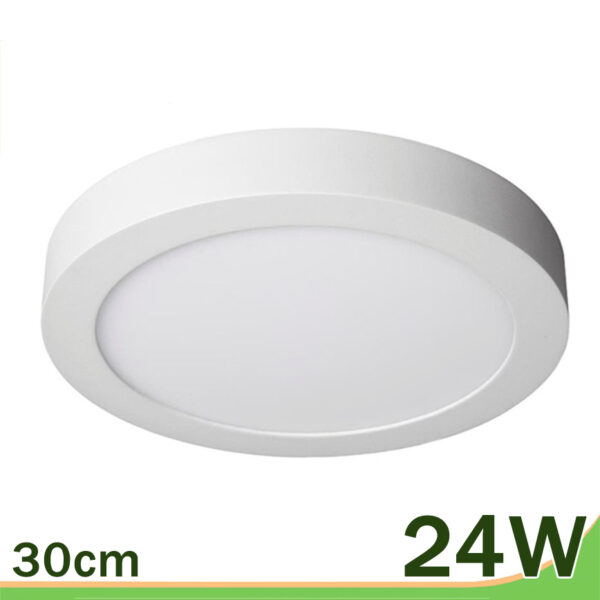 Plafón de superficie downlight 24W redondo blanco