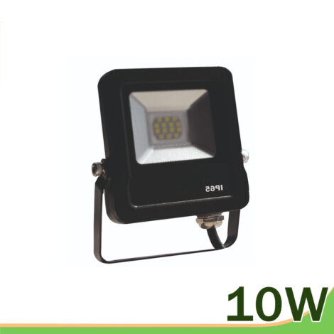 Proyector led 10w negro smd