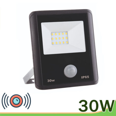 Proyector LED 30w con sensor